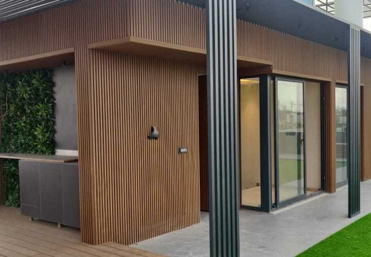 Wpc Louvers Flute Panels - 25x219x2400mm | 25mm Thick, Durable Design For Versatile Applications