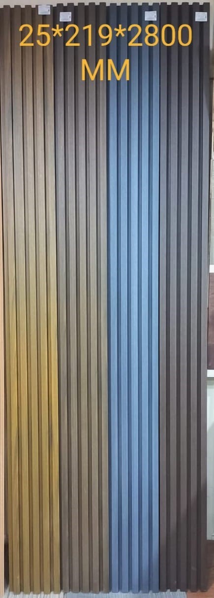 Wpc Louvers Flute Panels - 25x219x2400mm | 25mm Thick, Durable Design For Versatile Applications