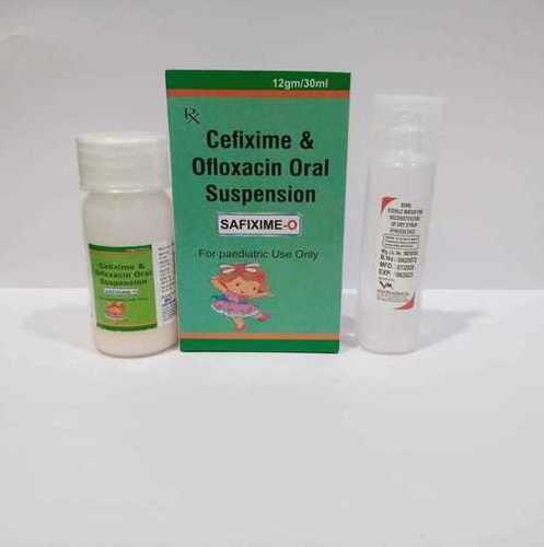 30Ml Safxime O Suspension Ingredients: Cefixme 50 Mg & Ofloxacin 50Mg Dru Syrup Without Wfi