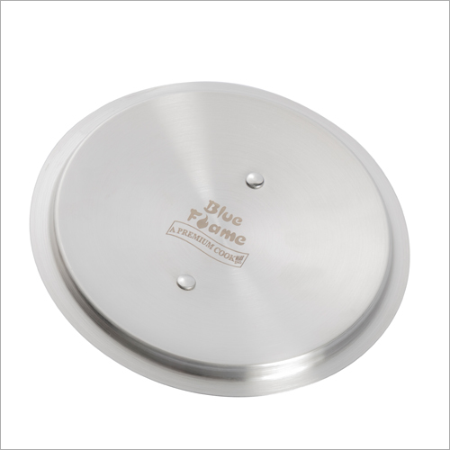 Stainless Steel Shallow Kadai - 30cm Size, Silver Color | Eco-friendly, Efficient Oil Usage, Perfect Heat Distribution For Cooking