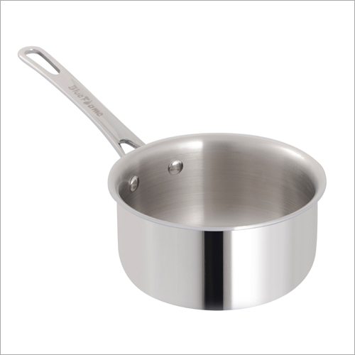 14 Cm Stainless Steel Saucepan - Silver Finish | Scratch And Rust Resistant, Non-sticky, Excellent Thermal Conductivity, Long-lasting Performance