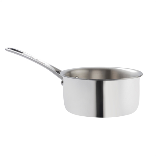 14 Cm Stainless Steel Saucepan - Silver Finish | Scratch And Rust Resistant, Non-sticky, Excellent Thermal Conductivity, Long-lasting Performance