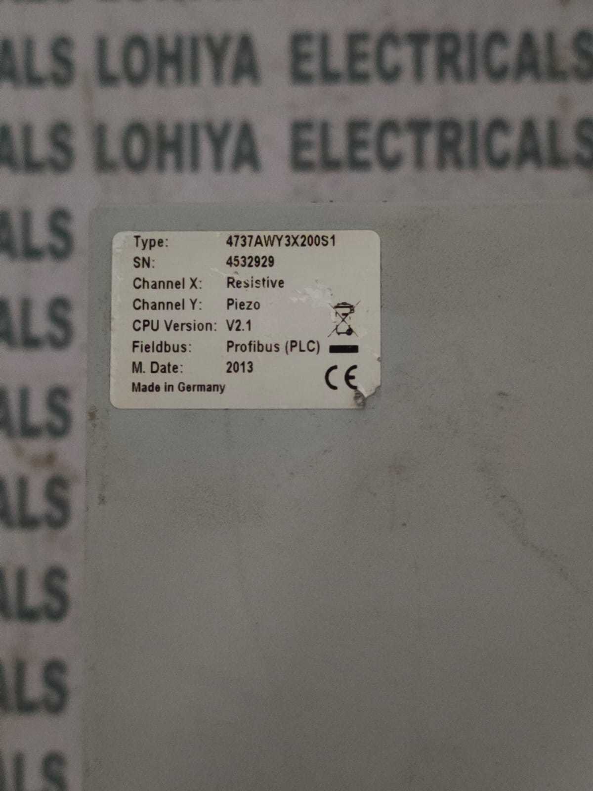Kistler Dmf-p A300 4737awy3x200s1 Measuring Module Display