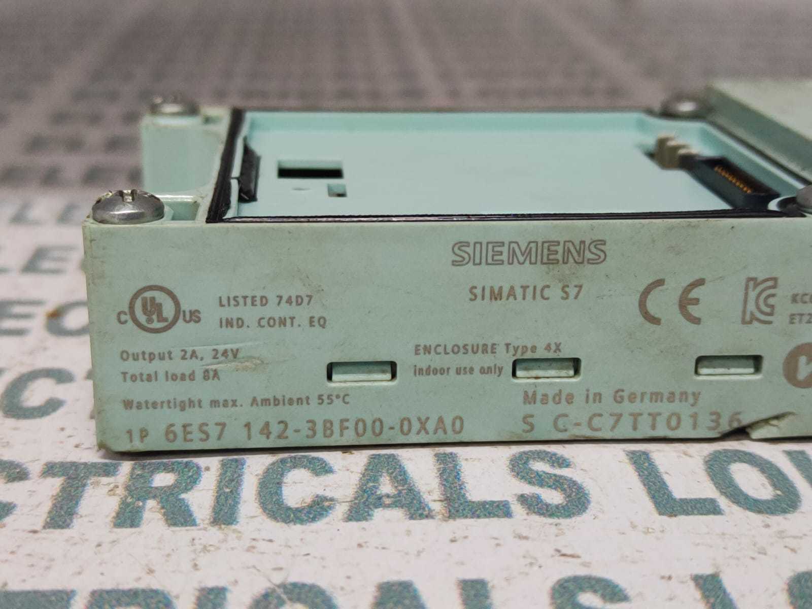 Siemens Simatic S7 6es7 142-3bf00-0xa0 Digital Output Module