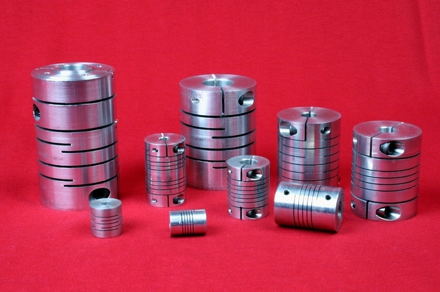 Encoder Coupling - Aluminum, Round Shape, Various Sizes, Silver Finish | Industrial Application, Round Head Code, Standard Compliance