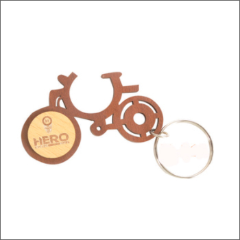 Customized Key Chain - Material: Wood