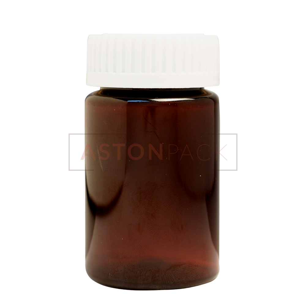 75 Ml Amber Supplement Packaging Plastic Container Diameter: 45.50 Millimeter (Mm)