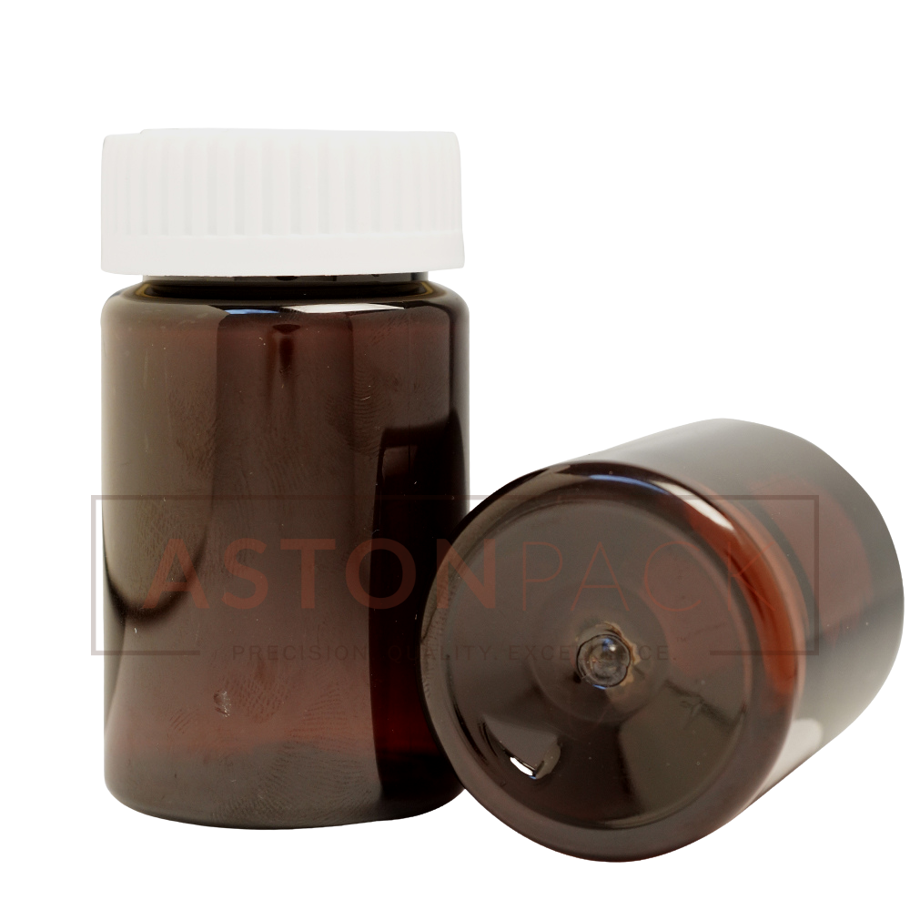 75 Ml Amber Supplement Packaging Plastic Container Diameter: 45.50 Millimeter (Mm)