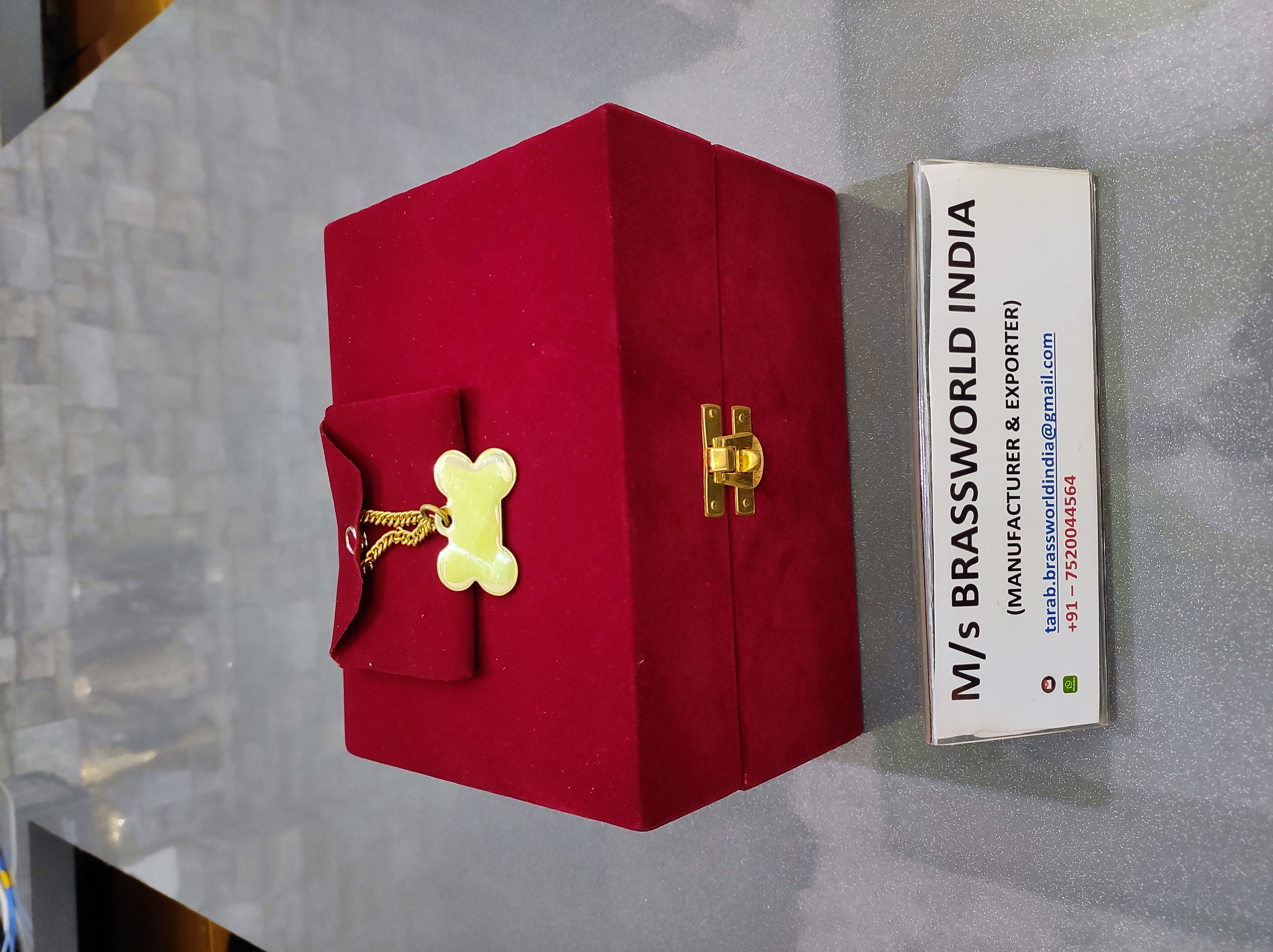 Hand Painted Dog With Marble Finish Pet Cremation Urn