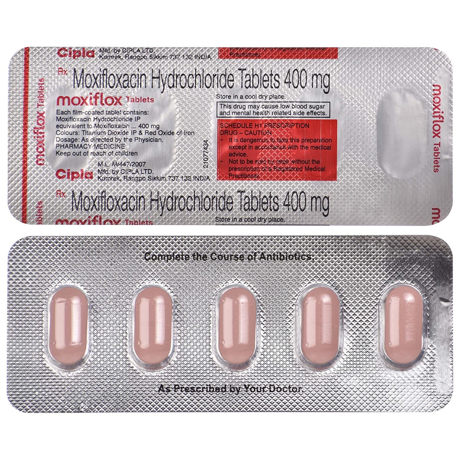 Moxifloxacin Hydrochloride Tablets Specific Drug