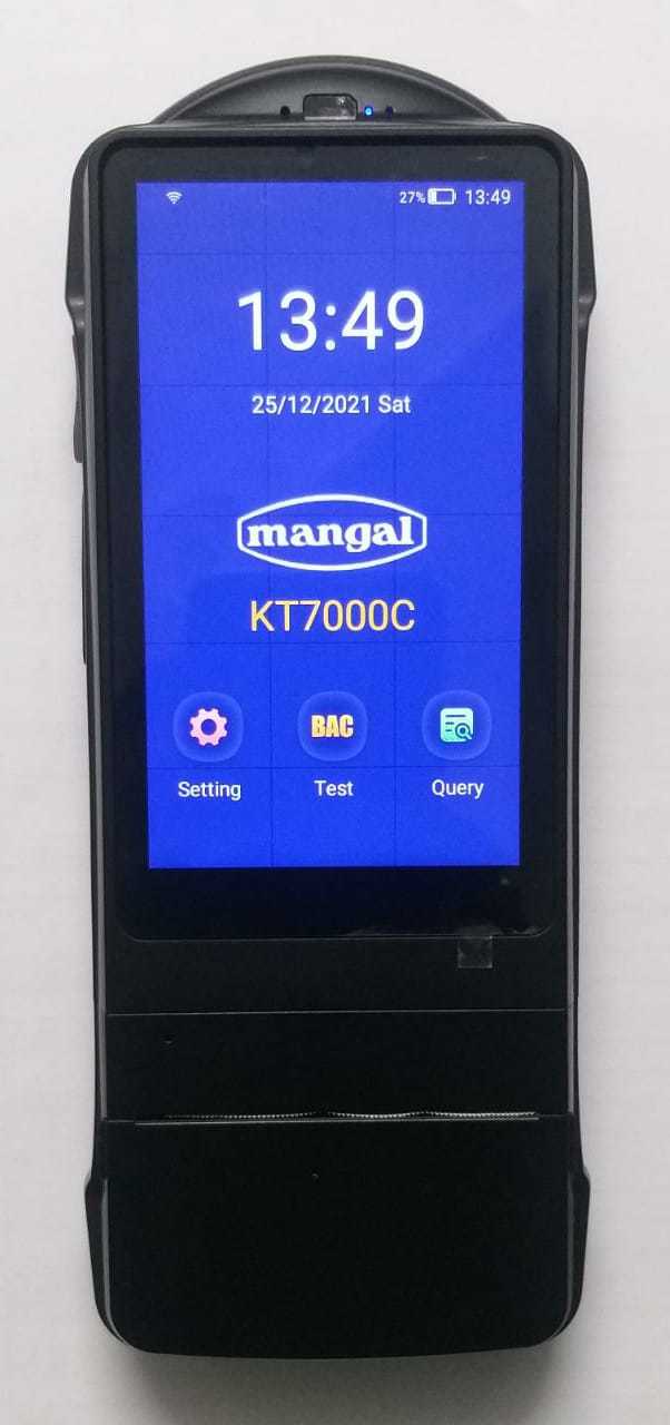 Breath Analyzer Kt7000c Application: Aviation