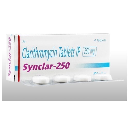 Clarithromycin Tablets - 250 Mg & 500 Mg | Antibiotic Medicine For Bacterial Infections, Recommended By Physician