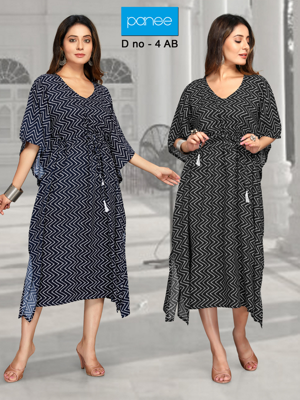 Rayon Printed Kaftans
