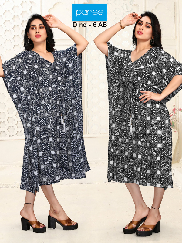 Rayon Printed Kaftans