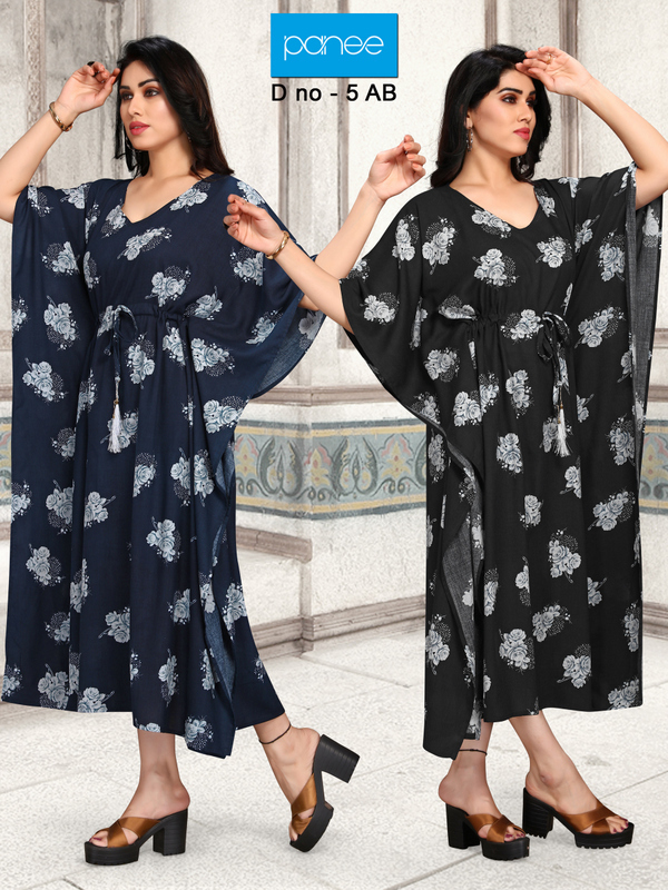Rayon Printed Kaftans
