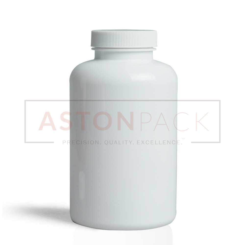 500 Ml White Multivitamins Tablet Packaging Bottles And Jars Diameter: 77.67 Millimeter (Mm)