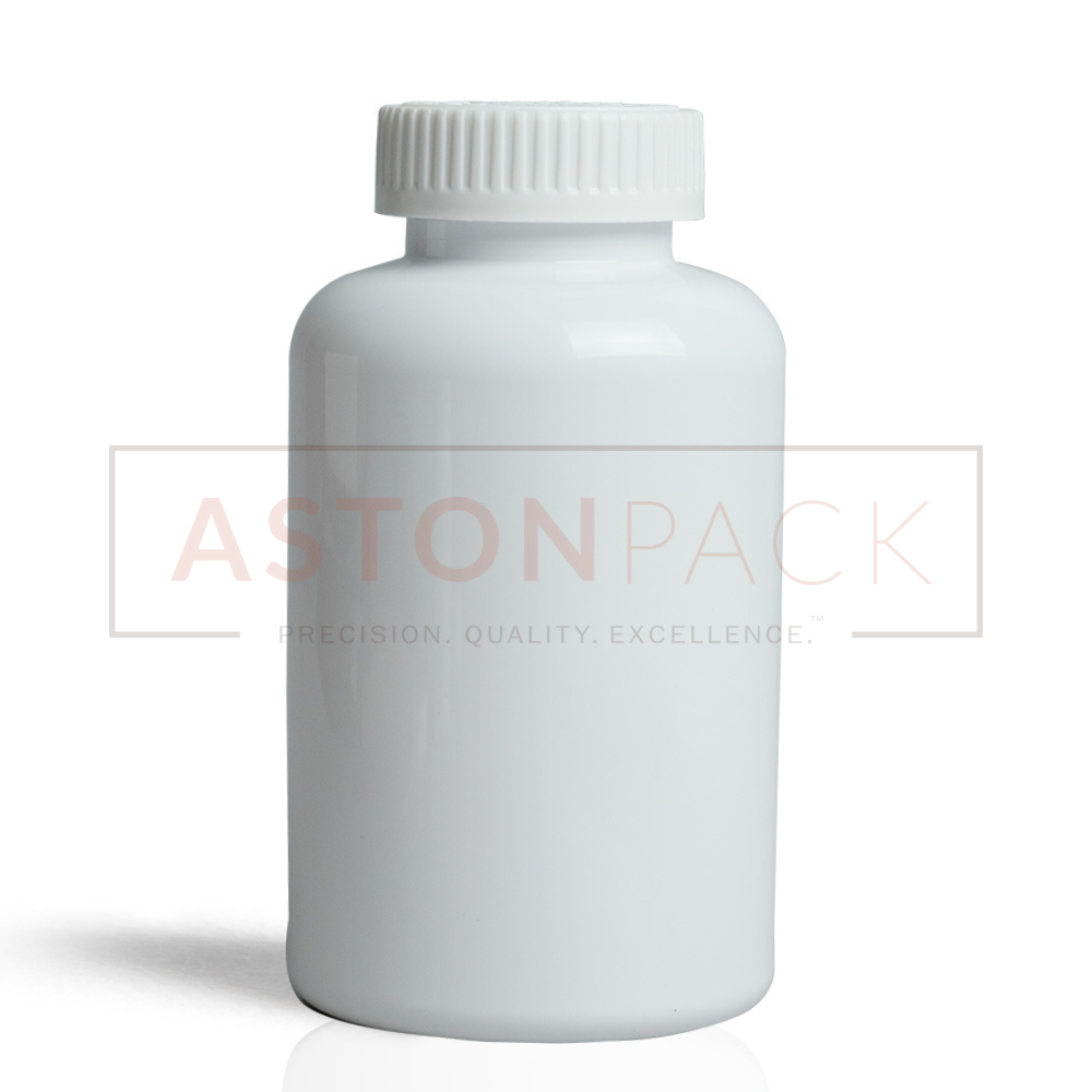 500 Ml White Multivitamins Tablet Packaging Bottles And Jars Diameter: 77.67 Millimeter (Mm)