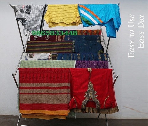 तिरुपुर में सिल्वर अपार्टमेंट क्लॉथ ड्राईिंग हैंगर