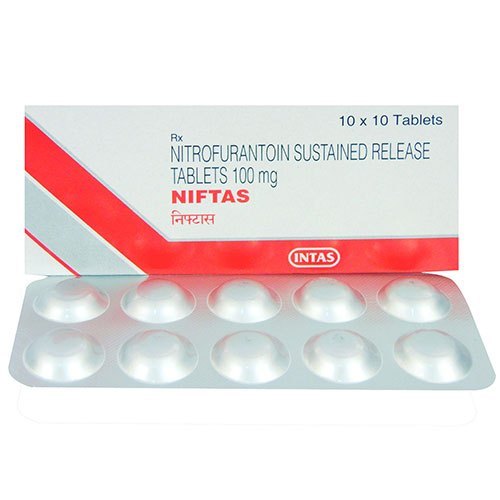 Nitrofurantoin Sustained Release Tablets - 100mg | Antibiotic Treatment for Urinary Tract Infections, 10 x 10 Tablets per Box, Suitable for All