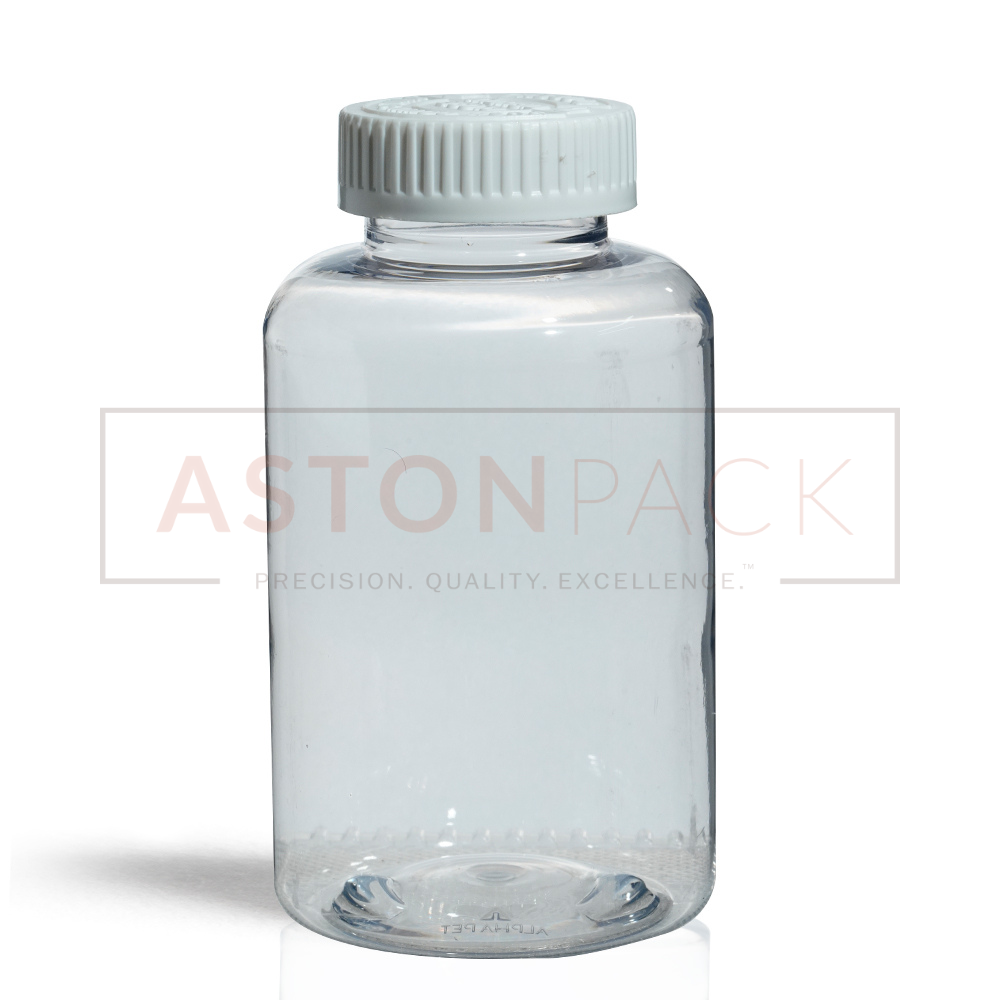 500 Ml Clear Pet Tablet Bottles For Gummies Packaging Diameter: 77.67 Millimeter (Mm)