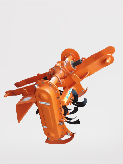 Krushitech Reverse - Forward Rotavator Machine ( Patta Series ) 3 Feet 22 Blade - Color: Orange