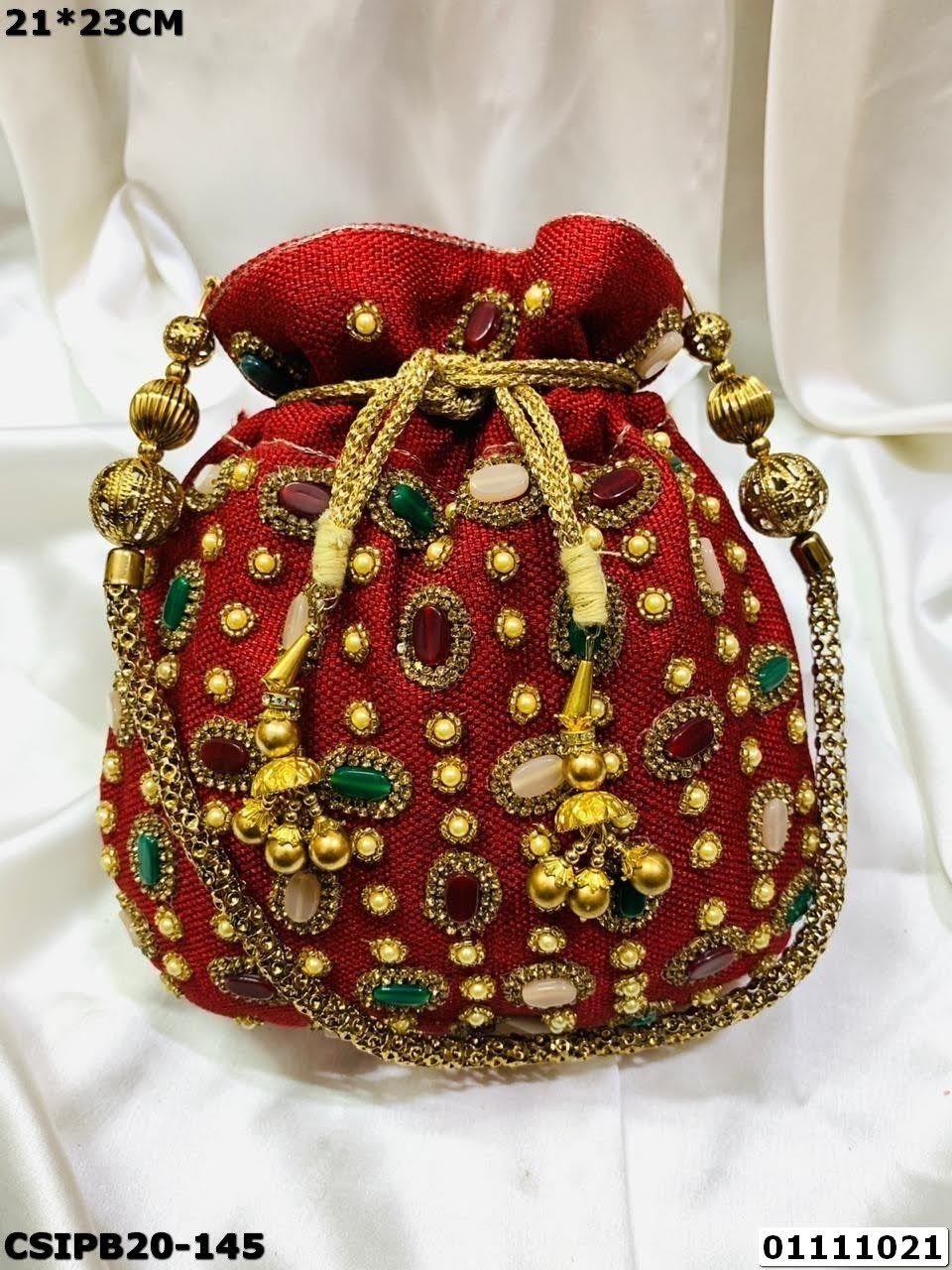 Designer Evening Potli Batua Bag Design: Hand Made at Best Price - Main Image