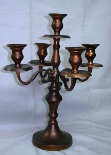 Cooper Antique Candle Holder