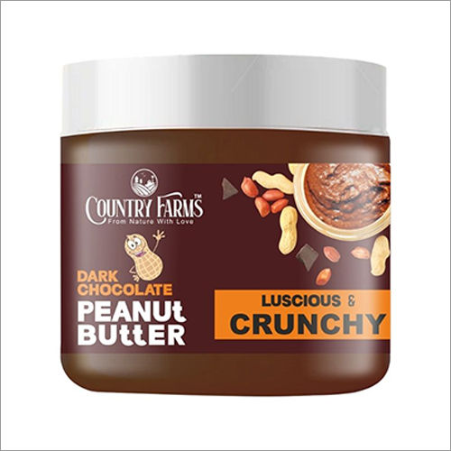 White 300 Gm Crunchy Dark Chocolate Peanut Butter