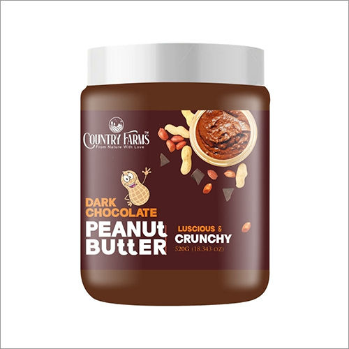 White 520 Gm Crunchy Dark Chocolate Peanut Butter