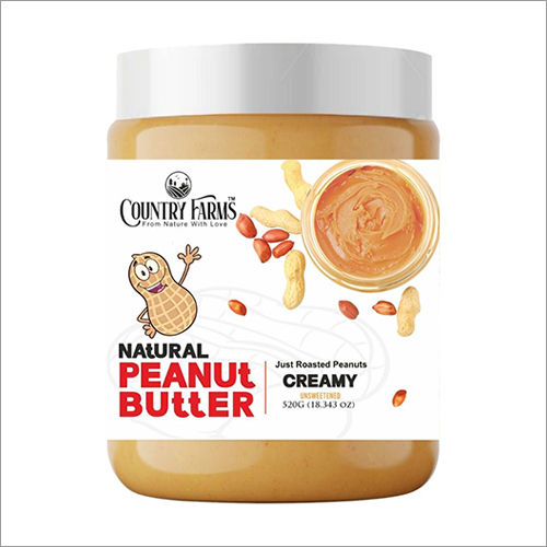 White 520 Gm Creamy Natural Peanut Butter