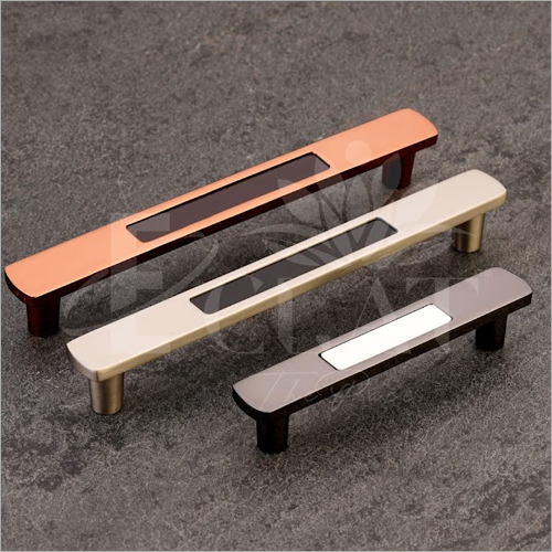 क्रोम - स्टेन - रोज़ गोल्ड फ़िनिश ज़िंक कैबिनेट हैंडल सेट