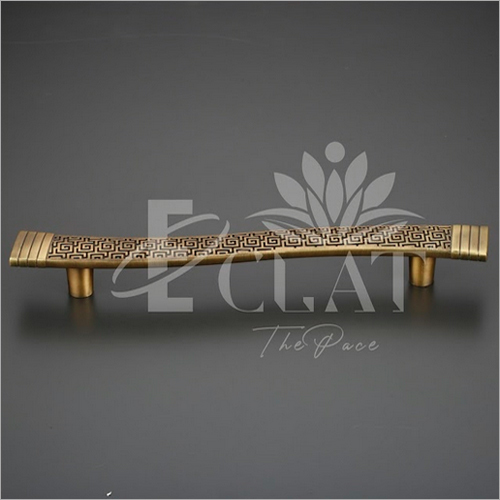 Matt and  Chrome Plated Finish Zinc Glass Door Handle Set