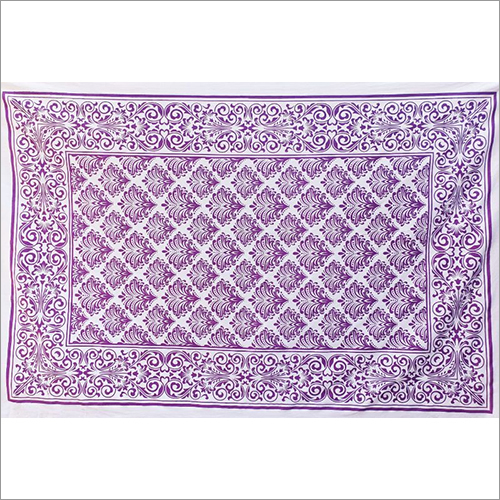 Single Printed Bed Sheet - 100% Cotton, Multicolor, Printed Design | Washable, Shrink Proof, Ideal For Home & Hotel Use