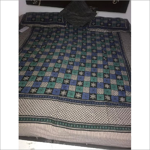 Single Printed Bed Sheet - 100% Cotton, Multicolor, Printed Design | Washable, Shrink Proof, Ideal For Home & Hotel Use