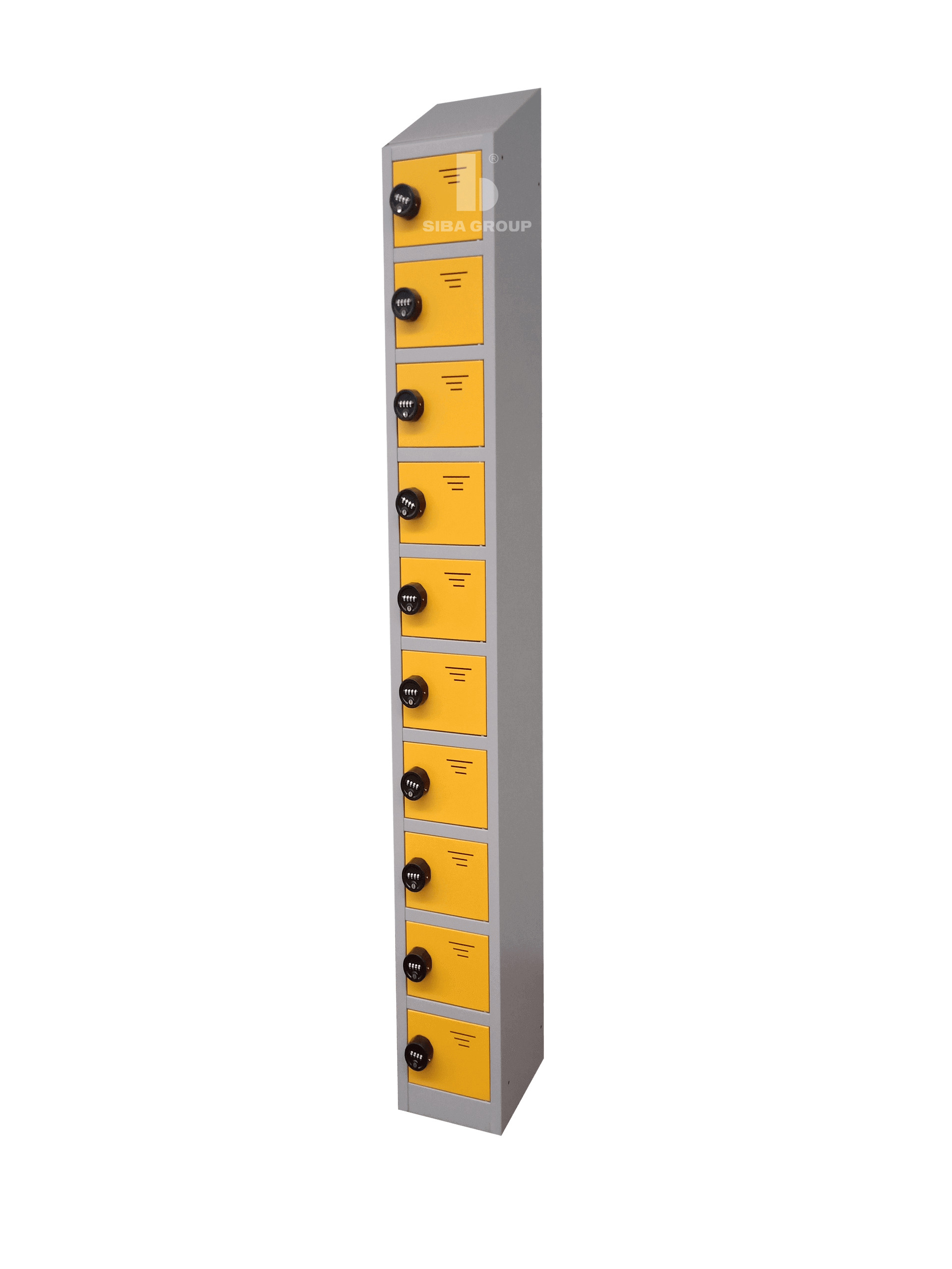Powder Coating Custom Design Steel Line Furniture Metal Locker Cabinet 10 Doors For Gym Steel Commercial Clothes Storage Locker