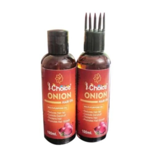 Onion Hair Oil - 100ml Herbal Formula , Nourishes Hair Follicles, Reduces Dandruff and Hair Fall, Boosts Hair Growth