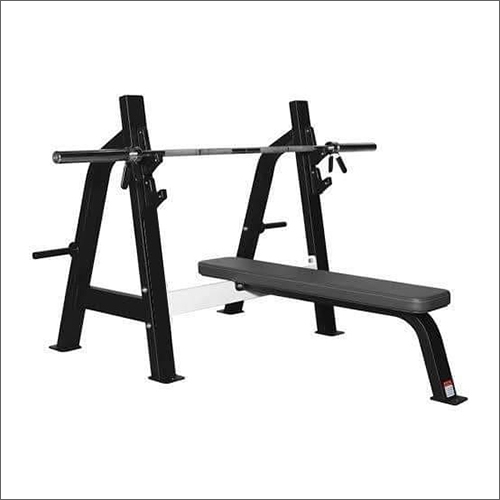 Olympic Flat Bench - Steel, 70" x 20" x 40", Black | 600 lbs Weight Capacity, High-Density Foam Padding, 1-Year Warranty