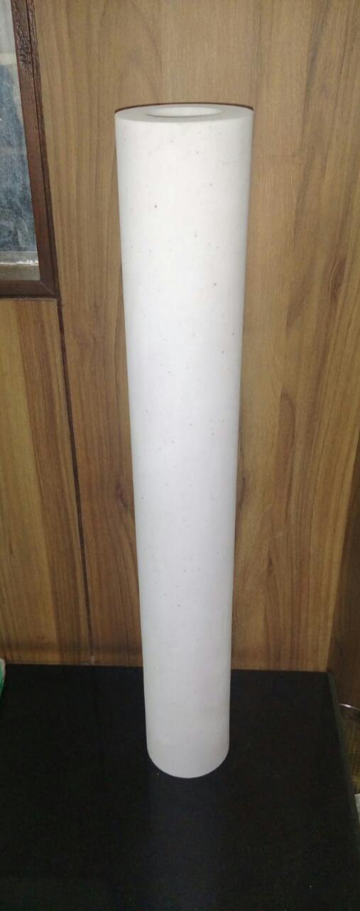 Ceramic Water Filter Cartridge - 70 Mm Od X 40 Mm Id X 500 Mm Length, White | Cylindrical Design, Efficient Liquid Filtration, Durable Ceramic Medium