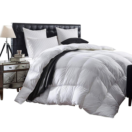 Reversible Comforter - Microfiber, King Size, Grey | 1000 Gsm Weight, Polyester Fill, Machine Washable, 200 Thread Count