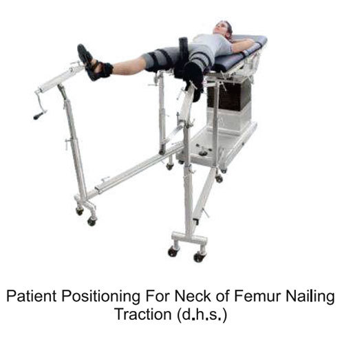 Adjustable Height C-arm Compatible Electric Table With Orthopaedic Attachment