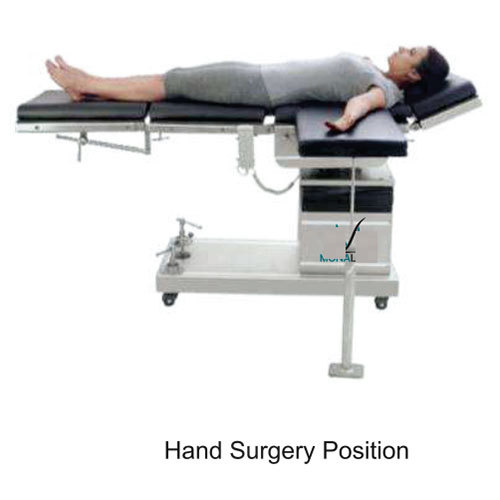 Adjustable Height C-arm Compatible Electric Table With Orthopaedic Attachment