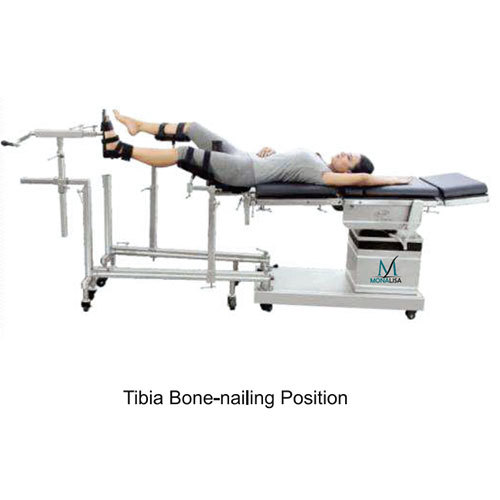 Adjustable Height C-arm Compatible Electric Table With Orthopaedic Attachment