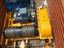 Electric Powder Coated Wire Rope Hoists - Application: Material Lifting