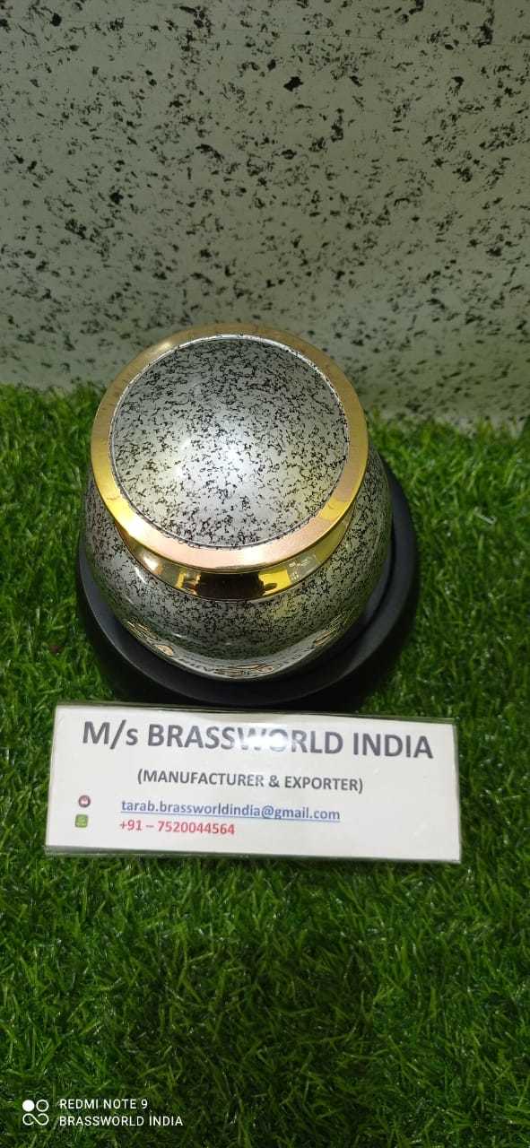 Brass Silver Golden Paw Urn