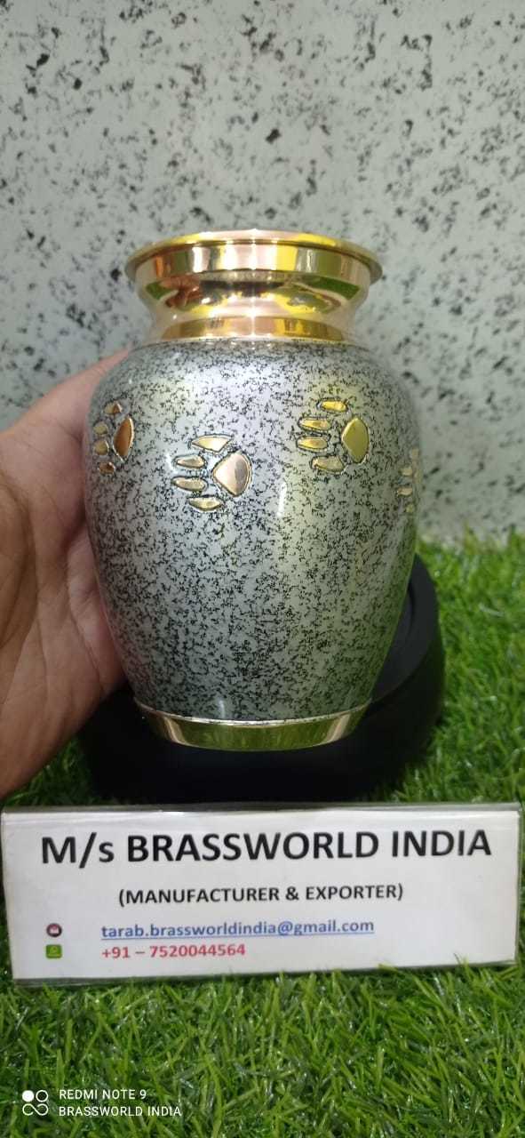 Brass Silver Golden Paw Urn
