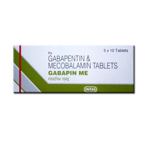 Gabapentin & Methylcobalamin Tablets - 100mg+500mcg, 300mg+500mcg | Antiepileptic, Anticonvulsant, 10X10 Tablets, Store in Cool & Dry Place
