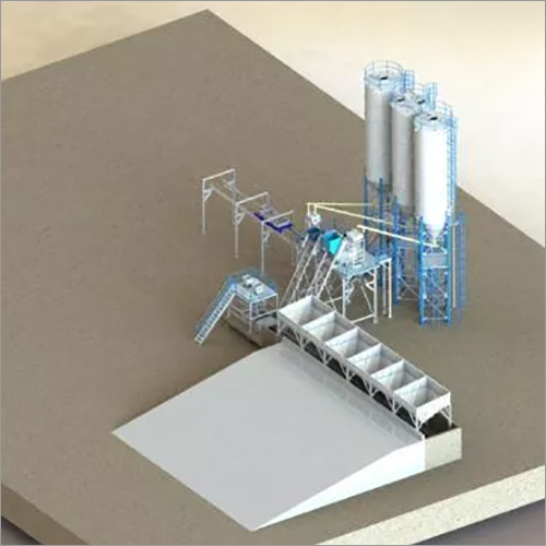 Construction Mixer And Batching Plant Commercial