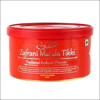 Zafrani Masala Tikki Saffron - 100% Pure Dried Saffron Spice | Versatile Usage in Commercial Applications, Available in Bottle, Mason Jar, Vacuum Pack