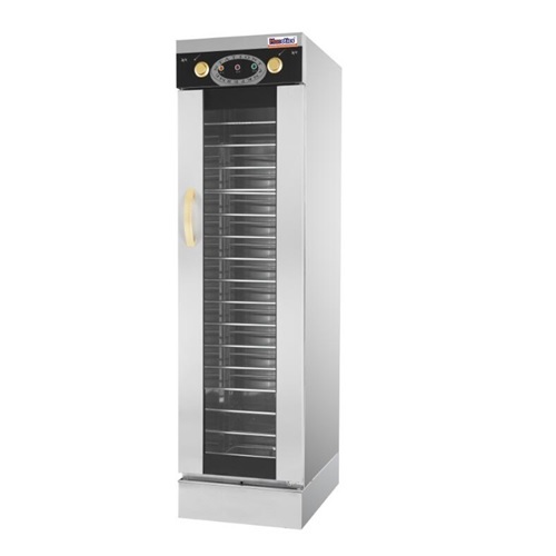 Stainless Steel Proofer - 16 Trays, 60 Kg Weight, 220V Electric | Fully Automatic Timer for Baking Biscuits, Bread, Cakes, Pizza
