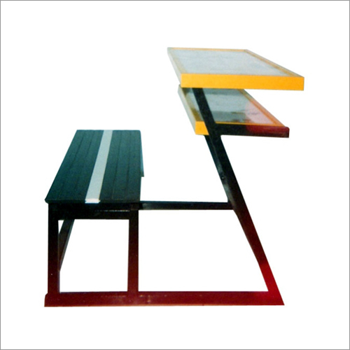Two Seater Z Type Bench And Desk Without Backrest